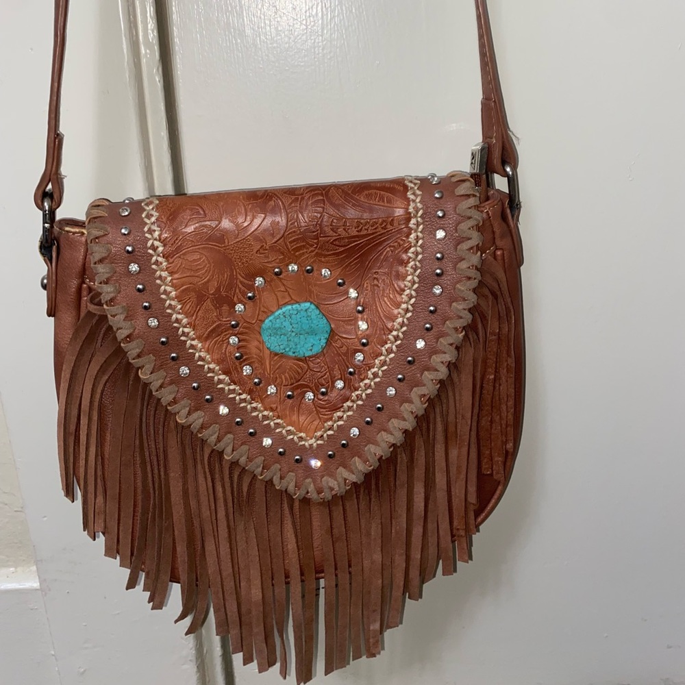 Western crossbody bag// Used for a year